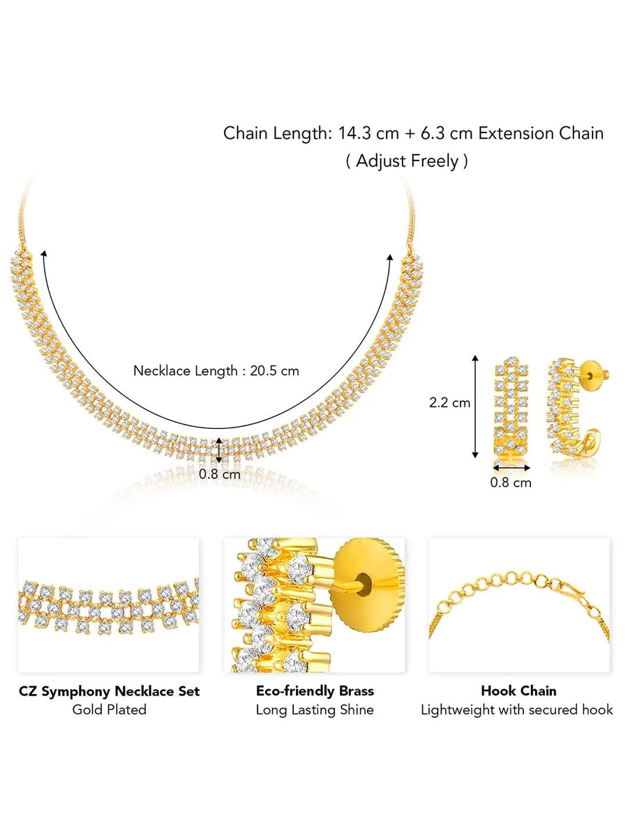 Symphony Necklace Set – Harmonious Designer Jewellery by Peora
