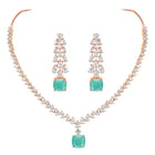 Stone & CZ Necklace – Elegant Sparkle & Style | Peora