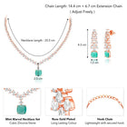 Stone & CZ Necklace – Elegant Sparkle & Style | Peora