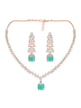 Stone & CZ Necklace – Elegant Sparkle & Style | Peora