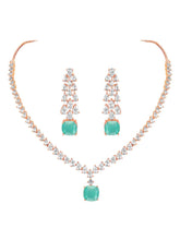 Stone & CZ Necklace – Elegant Sparkle & Style | Peora