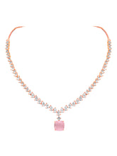 Pretty in Pink CZ Necklace Set