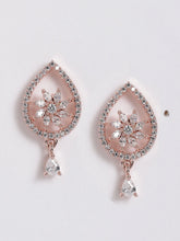 Tear of Grace CZ Pendant & Stud Set - Rose Gold
