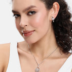Tear of Grace CZ Pendant & Stud Set - Silver