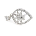 Tear of Grace CZ Pendant & Stud Set - Silver