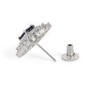 Glamorous Crystals Halo Pendant Set