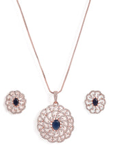 Petal Crystal Pendant & Stud Set