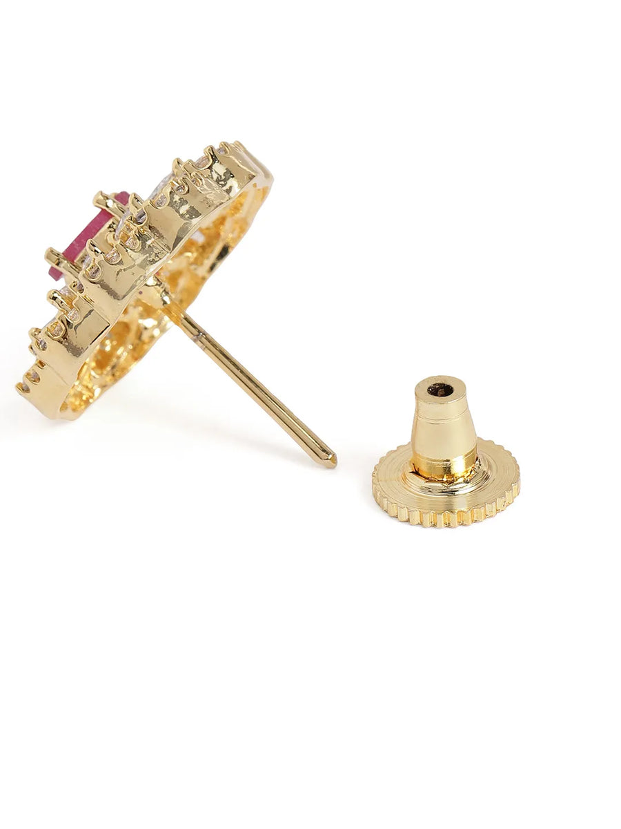 Petal Crystal Pendant & Stud Set