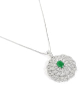 Petal Crystal Pendant & Stud Set