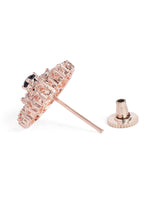 Floral Whirl CZ & Sapphire Jewelry