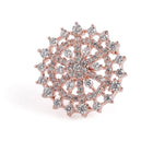 Celestial Glow Faux CZ Pendant Set - Rose Gold