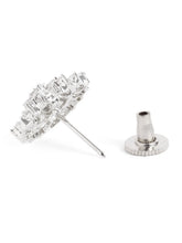 Celestial Glow Faux CZ Pendant Set - Silver