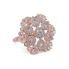 Bloom Inspired CZ Adjustable Finger Ring
