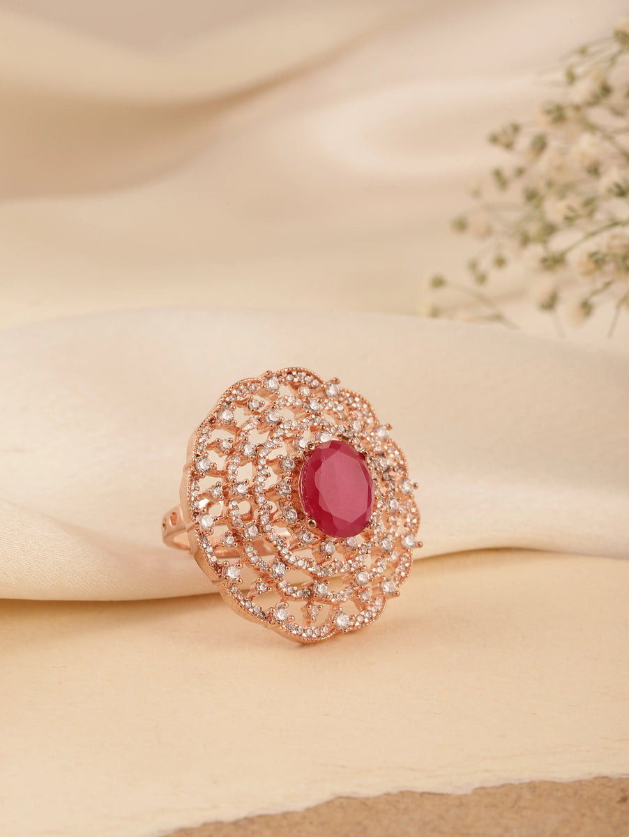 Signature Halo Accent Adjustable Ring