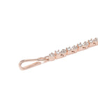 Classic Round CZ Maangtikka Design - Rose Gold