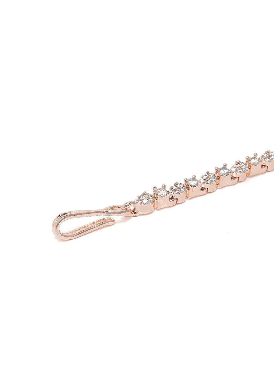 Classic Round CZ Maangtikka Design