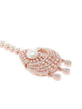 Vintage CZ Pearl Accent Maangtikka