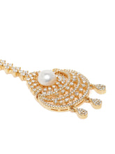 Vintage CZ Pearl Accent Maangtikka