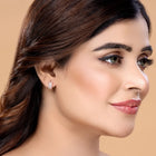 Sparkling Micro Pave Hoop Earrings