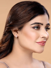 Sparkling Micro Pave Hoop Earrings