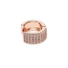 Sparkling Micro Pave Hoop Earrings