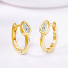 Glimmering Perfection CZ Hoop Earrings