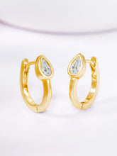 Glimmering Perfection CZ Hoop Earrings