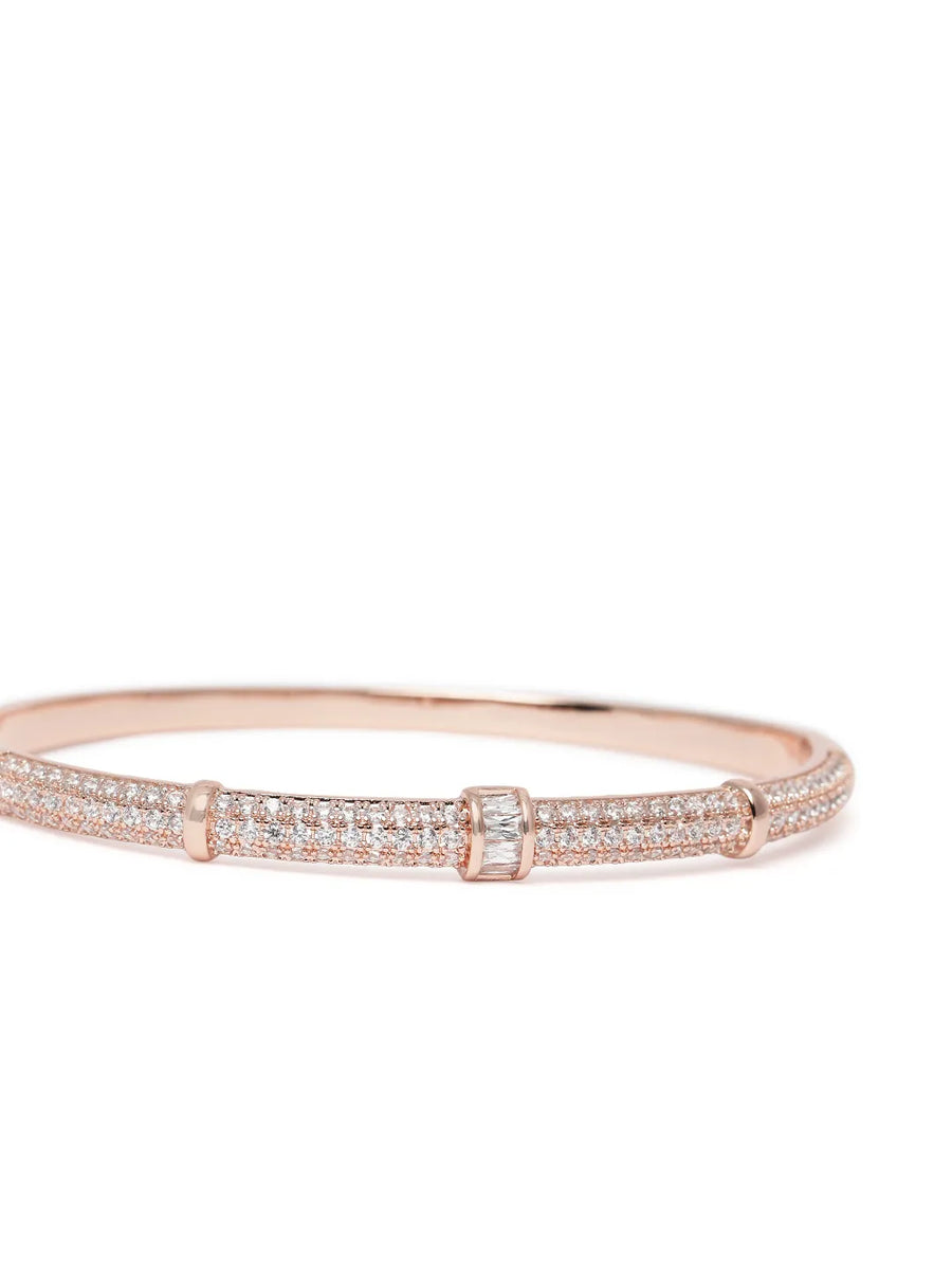 Dazzling CZ Stylish Kada Bracelet