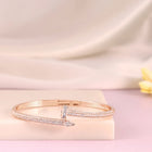 Wraparound Gleam CZ Kada  Bracelet