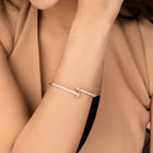 Wraparound Gleam CZ Kada  Bracelet