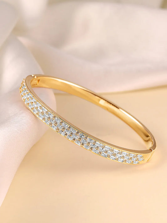 Shimmering CZ Studded Kada for Women