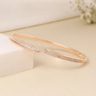 Chic Contemporary Textured Kada Bangle