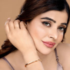 Chic Contemporary Textured Kada Bangle