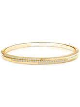 Delicate Gold-Plated CZ Slim Round Kada