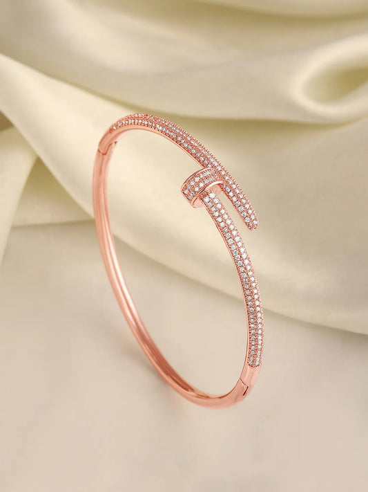 Sleek and Stylish CZ Studded Kada