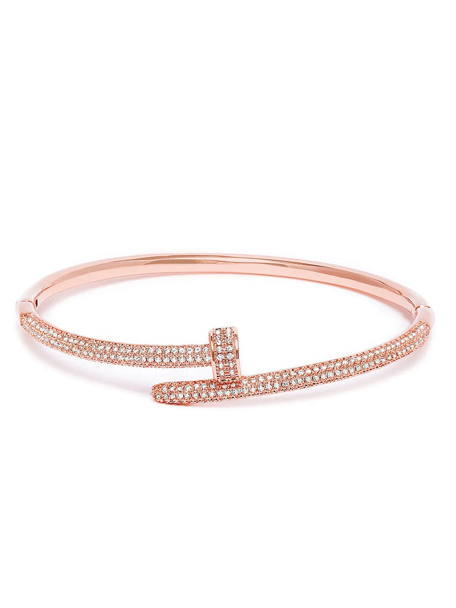 Sleek and Stylish CZ Studded Kada