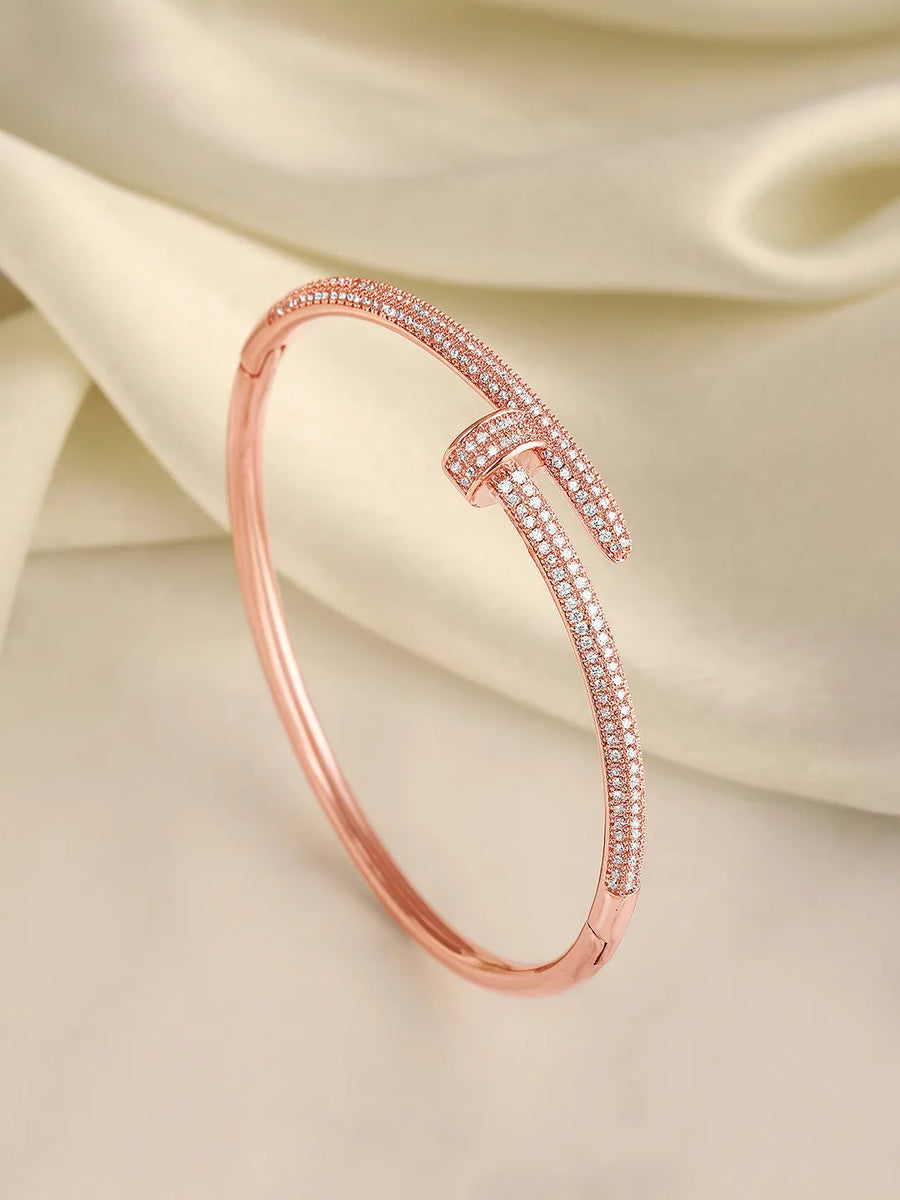 Sleek and Stylish CZ Studded Kada