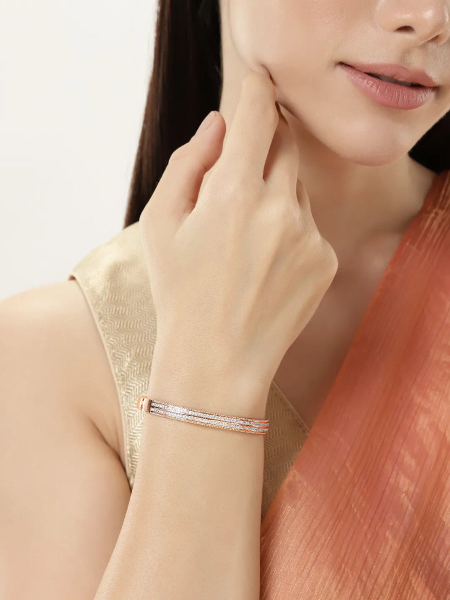 Fashion Forward CZ Studded Kada