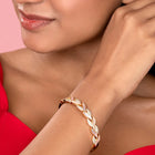 Contemporary Criss-Cross Kada Bracelet