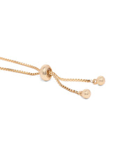 Shiny Zirconia Accented Chain Bracelet