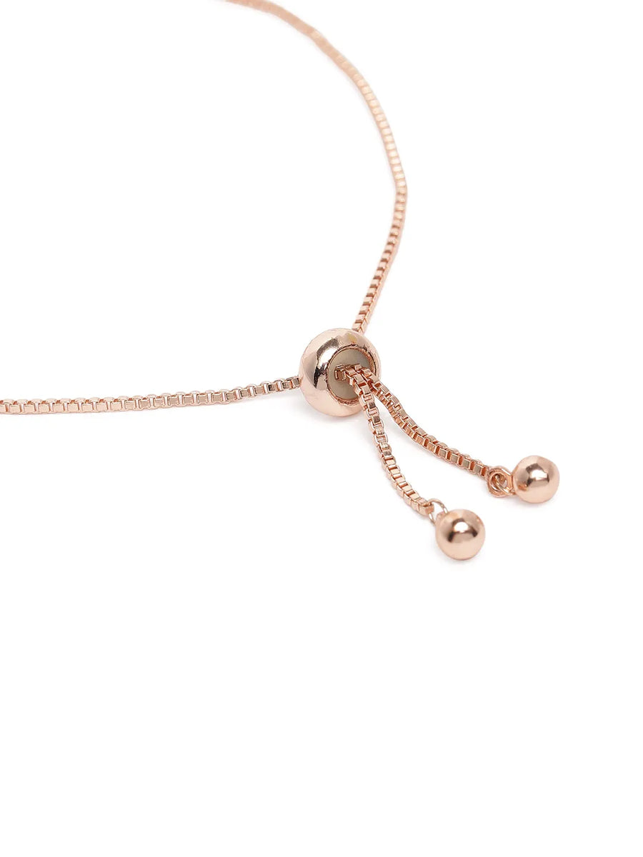 Oval Whisper & Zirconia Charm Bracelet