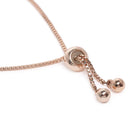 Lustrous Glow Square  CZ Chain Bracelet