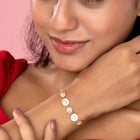 Glowing Discs with Sparkle Bracelet