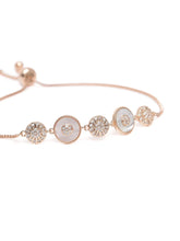 Glowing Discs with Sparkle Bracelet