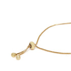 Square Shell & CZ Adjustable Bracelet