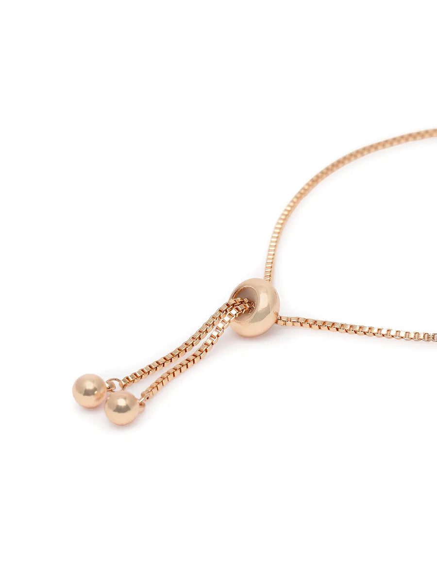 Dazzling CZ Clover Accent Bracelet