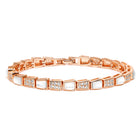Shiny CZ Stud Bracelet for Women