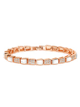Shiny CZ Stud Bracelet for Women