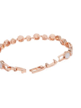 CZ Cluster & Mother of Pearl  Bracelet