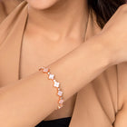 Opaline Clover Charm Bracelet